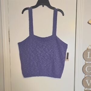 BP Purple Knit Camisole Top